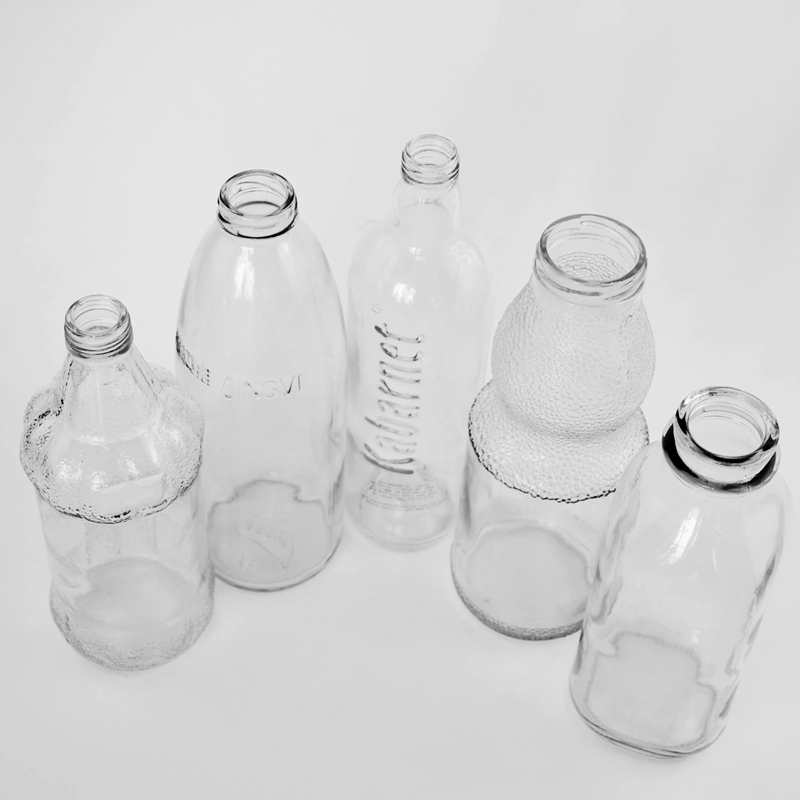 Mineral Soda Juice Beverage Clear Glass Bottle for Water Factory