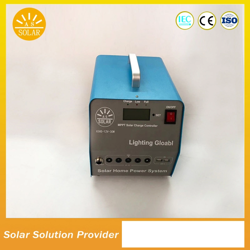 Low Price 30W 50W 70W Solar Home System with USB Phone Charger