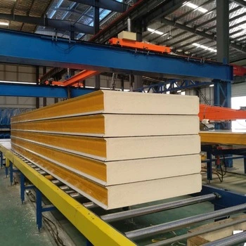 PU/PIR Sandwich Wall Panel Heat Insulation Fireproof Material