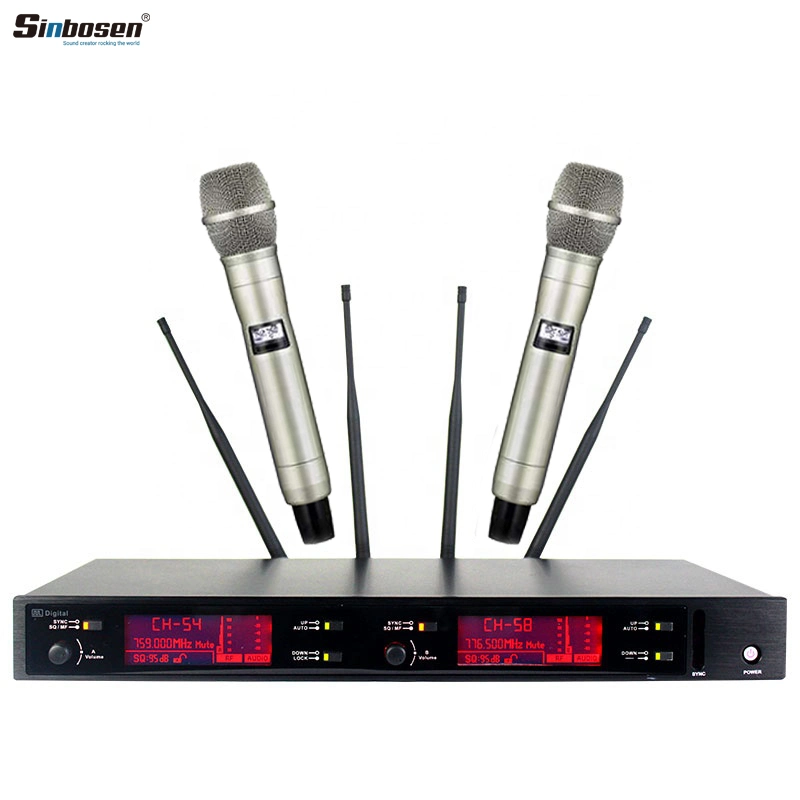 Wireless Karaoke Microphone Axt220d Professional Digital Microphone Recording