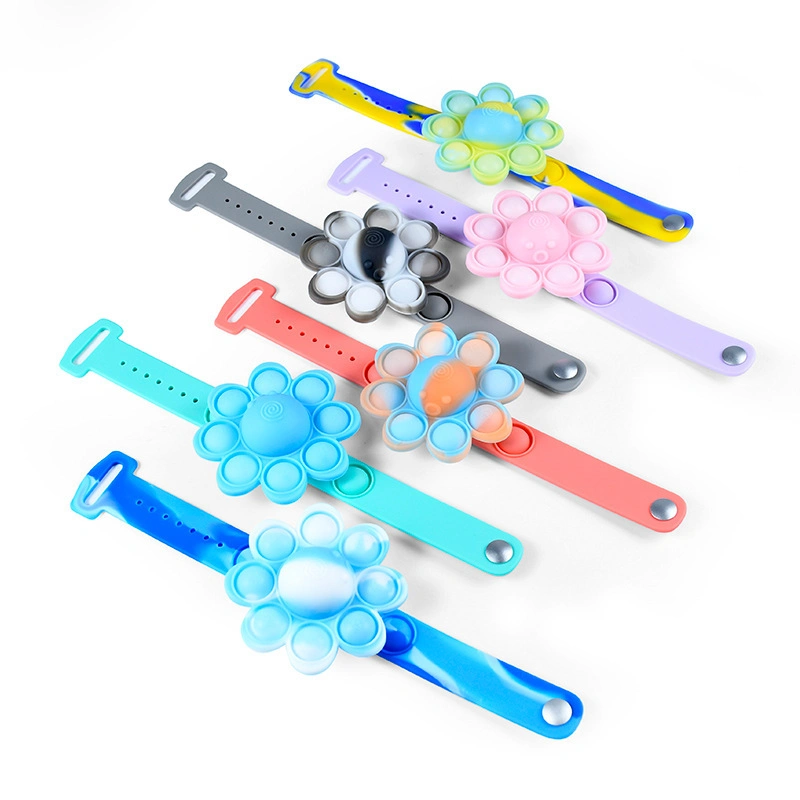 Factory Wholesale/Supplier Spinning Bubble Bracelet Bubble Bracelet Fidget Toys