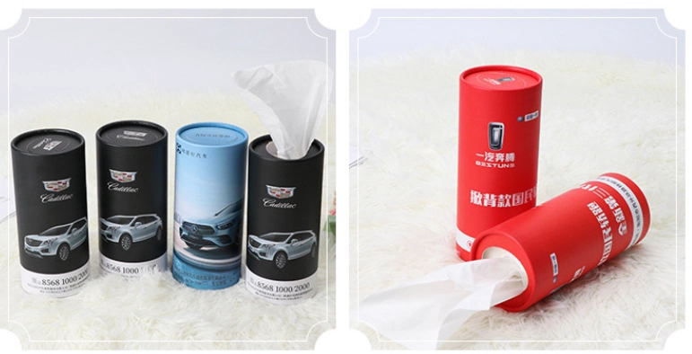 Jubiläums Aktivitäten Promotion Geschenk Tissue Box Auto Event Günstige Papier Konische Gewebebox