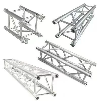 290*290mm Truss en aluminium noir pour toit avec embout carré pour éclairage.