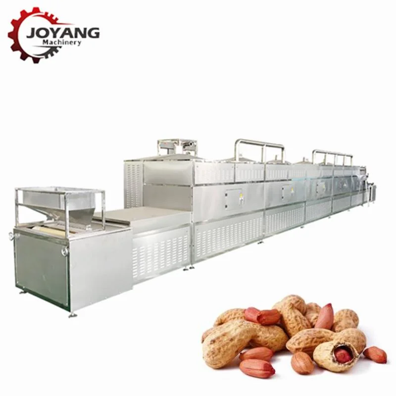 Tunnel Belt Microwave Peanut Nuts Curing Nuts Drying Machine