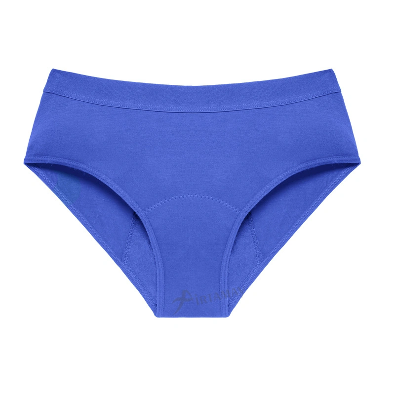 9128 Mid Rise Bambú menstrual Briefs período absorbente ropa interior