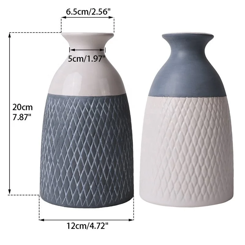 Set von 2 Keramik Vase Home Dekoration Promotion Geschenk