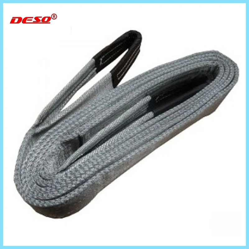 100% Polyester Flat Woven Webbing Sling En1492-1 Safety Factor 7: 1 6: 1 5: 1 1-12ton