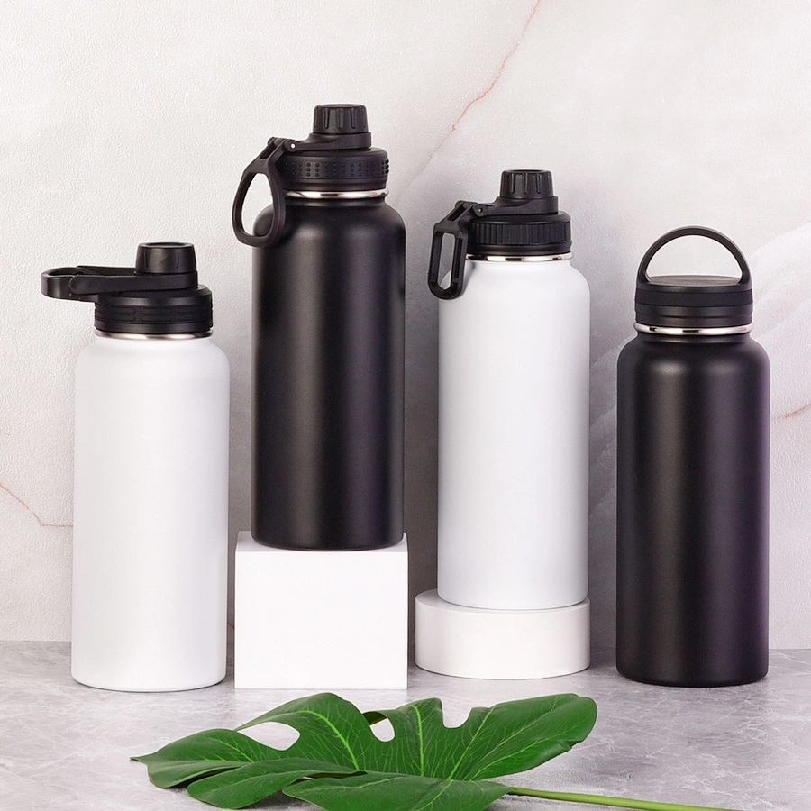 32oz 950ml Water Bottles School Canteen 304 Wide Mouth Double Wall Steel Stainless Flasks for Women