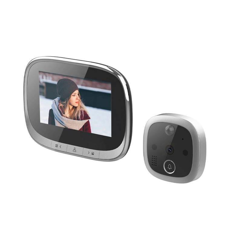 4.3 Inch Display Electronic Door Bell Video Infrared Camera Viewer with Motion Sensor