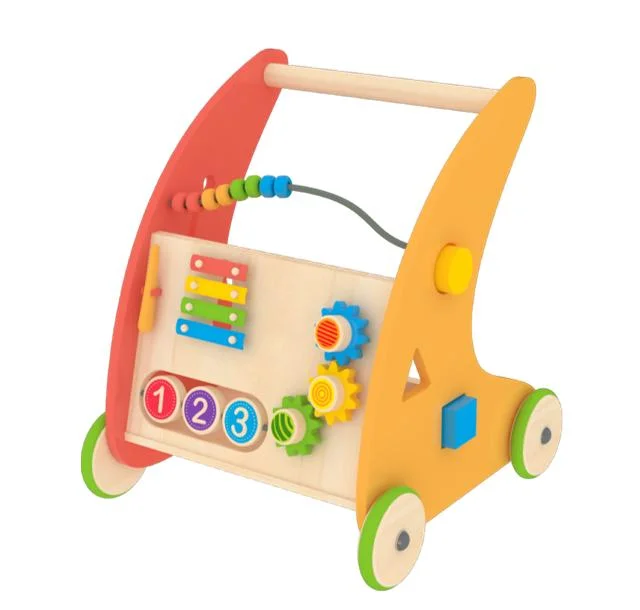 Multifunction Baby Walker Wooden Toys Educational Wooden Toys for Children