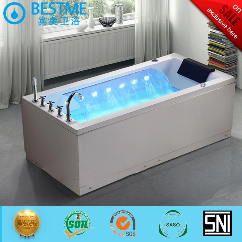 Project Villa Embed SPA Massage Tub with Surfing and Air-Bubble Massage Bathtub (Kb-645-1)