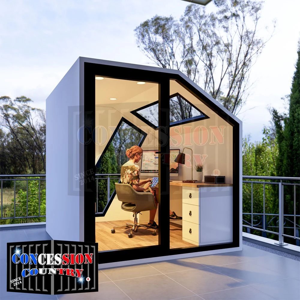 Modern Design Prefab Houses Living Room Garden Pod Living Container Homes Apple Cabin