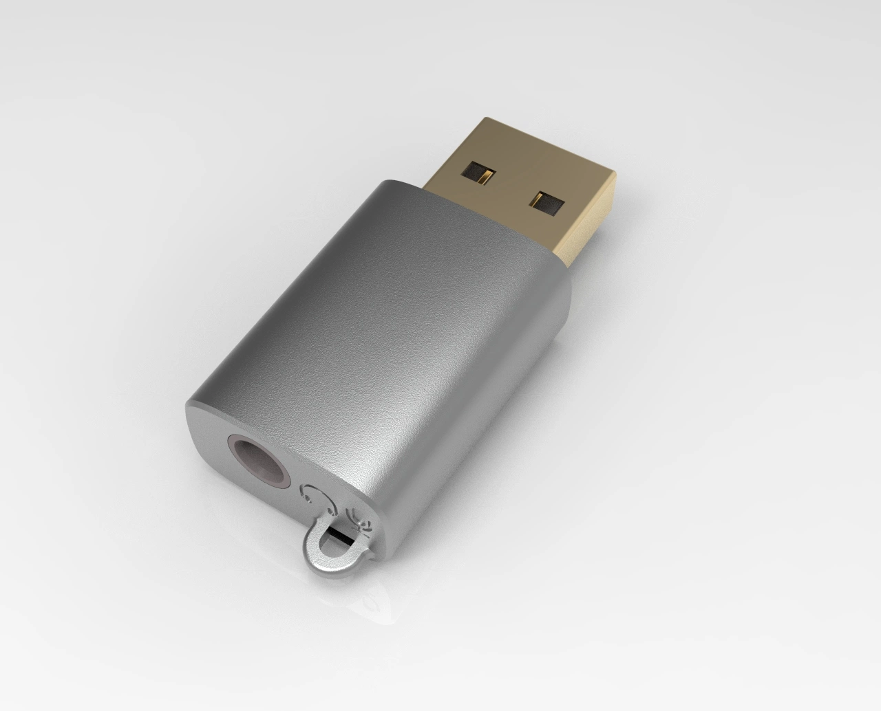 USB Audio Adapter Soundkarte mit Stereo Kopfhörerlautsprecher und Mono-Mikrofonbuchsen Externer Konverter für PC-Laptop