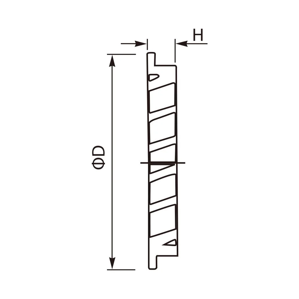 Prix usine aluminium extérieur rond moulé volet d'aération pour Grilles d'air de conduit HVAC grilles de plafond avec maillage en acier