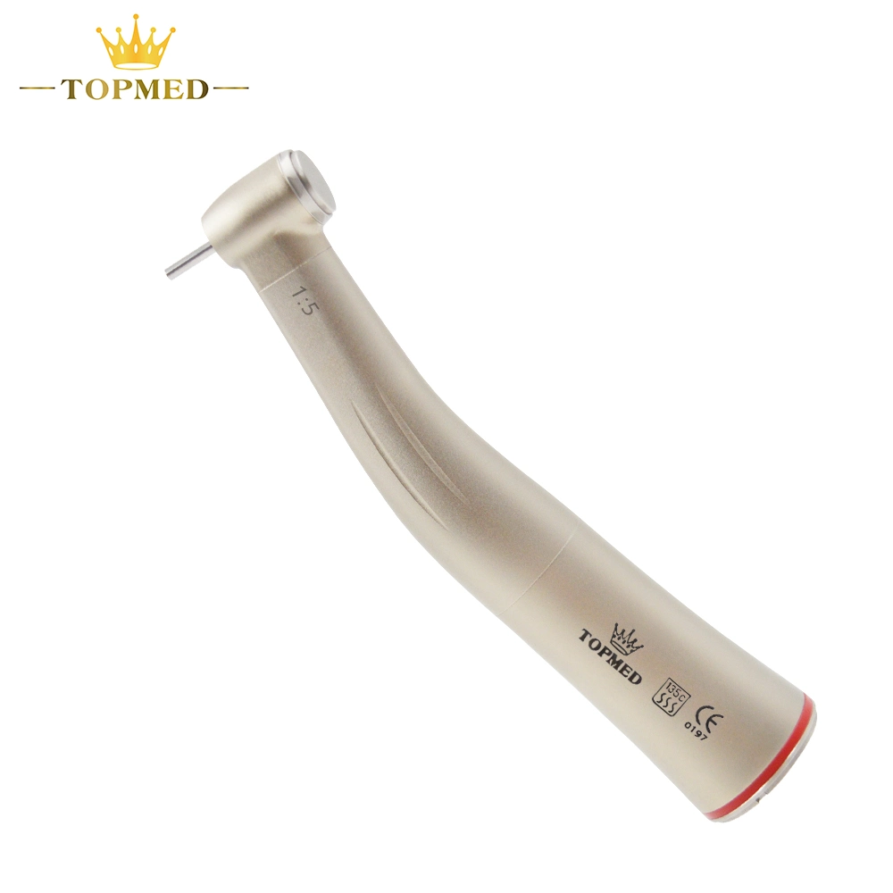 Instrumento médico odontológico 1: 5 Pulse el botón a baja velocidad angular contras aplicador de fibra óptica