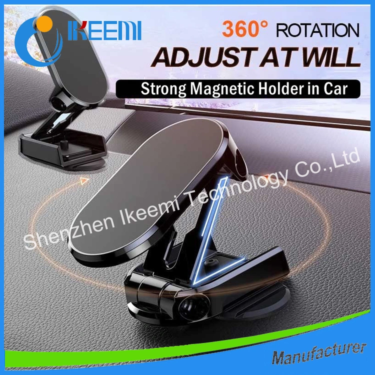 Universal Magnetic Car Phone Holder Magnet Foldable GPS Display Bracket Car Mobile Phone Support for iPhone Samsung Xiaomi