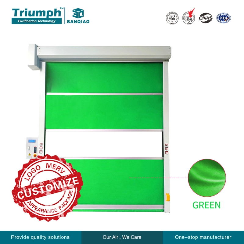 Automatic Quick Industrial Cold Room Manufacturer PVC High Speed Door Fast Shutter Doors PVC Fast Door High Speed Door