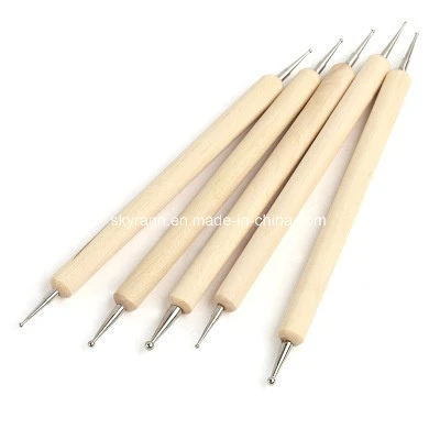 Manicure Point Pen Set Nail Tool Wave Point Pen Special Set of Pen Glue Point Hook Edge Multi-Point Drill Pen Nail Art