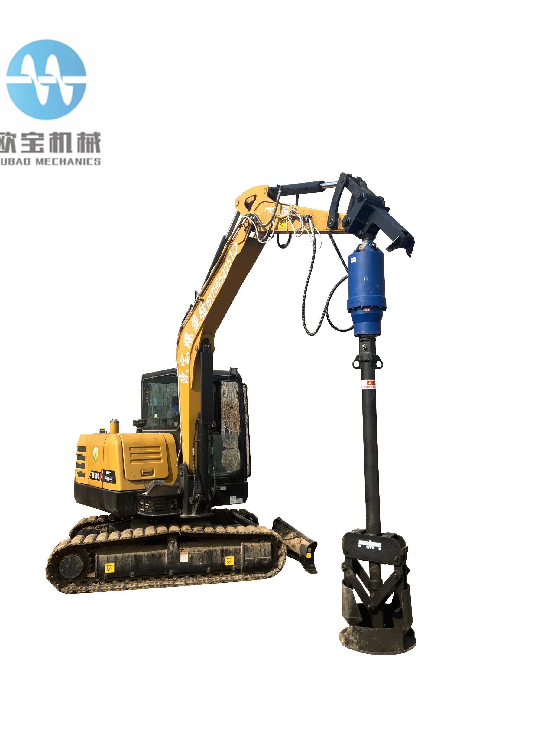 Manufacture Garden Tool Tree Planting Earth Auger Excavator Hydraulic Auger Earth