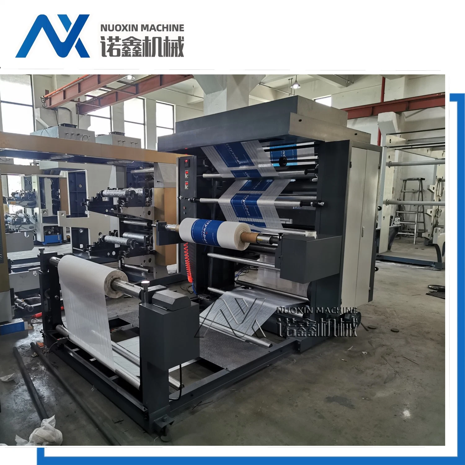 2 Color Flexographic Printing Machine for Non Woven/PP Woven (Straight gear)