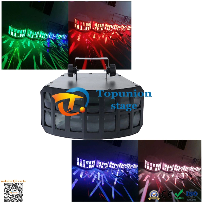 New 50W Double-Layer LED Butterfly Light Bar KTV Rotating Ambient Beam Stage Lighting