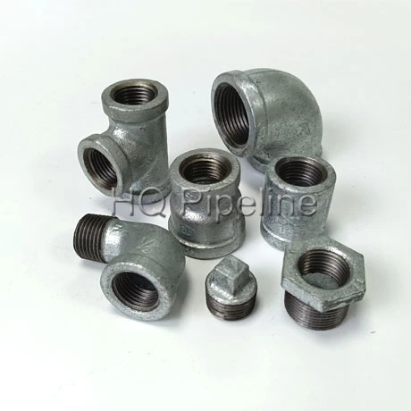 Galvanized Malleable Iron Pipe Reducer/Cap/Plug Pipe Fittings 1/2"-4" Inch