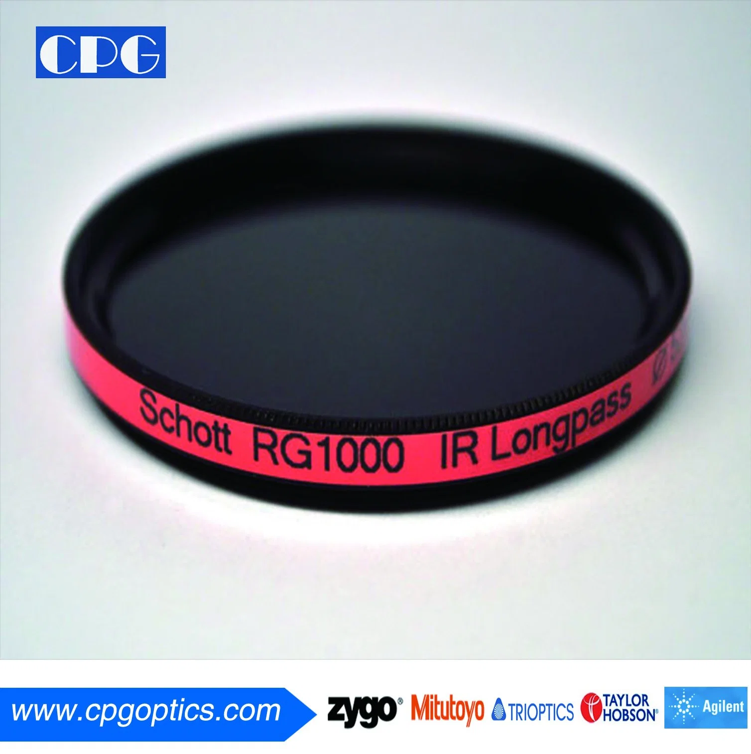 (RG1000) 1100-1400nm Coated Optical Filter for Photography