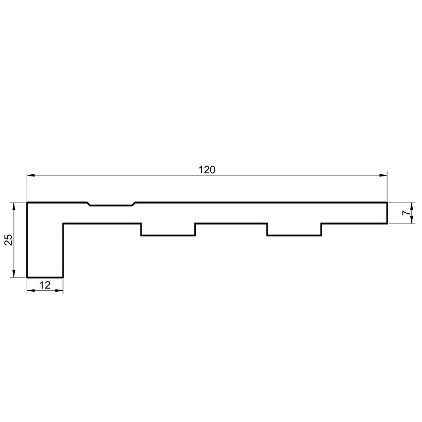 Polystyrene Material Quick Install Waterproof Decorative Moulding Baseboard Flooring & Accessories Skirting Moulding