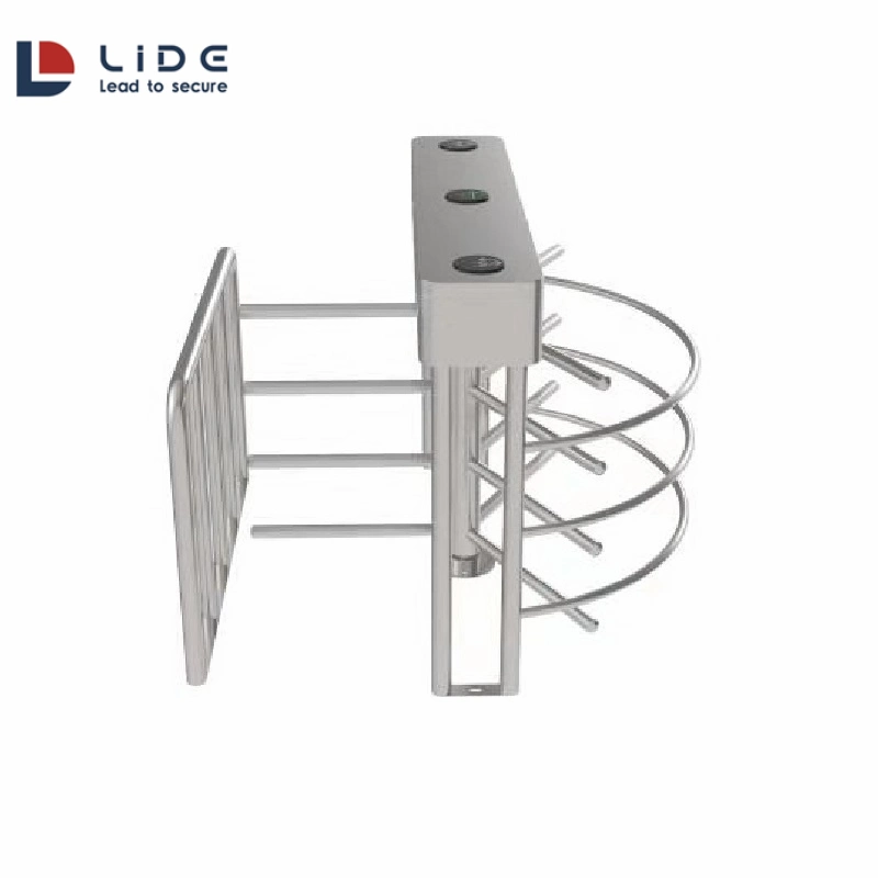 High Security Entrance and Exit Access Control Half Height Turnstile Gate with RFID Reader