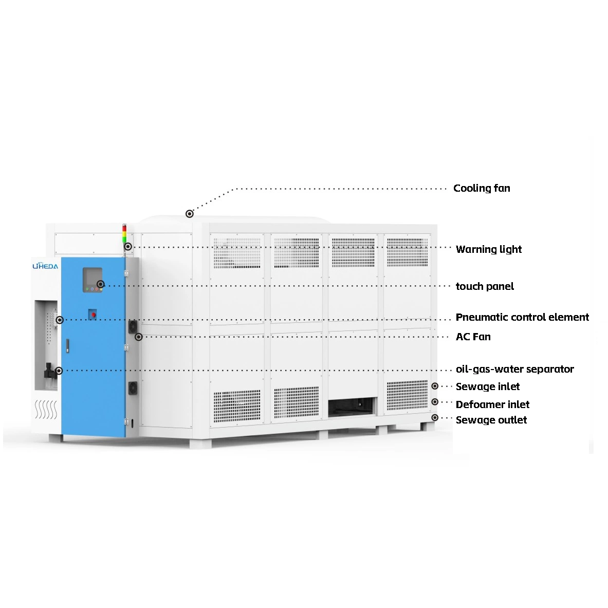 Waste Emulsion Evaporation Reduction Treatment Equipment, Wastewater-Based Coolant Distillation Concentration Unit