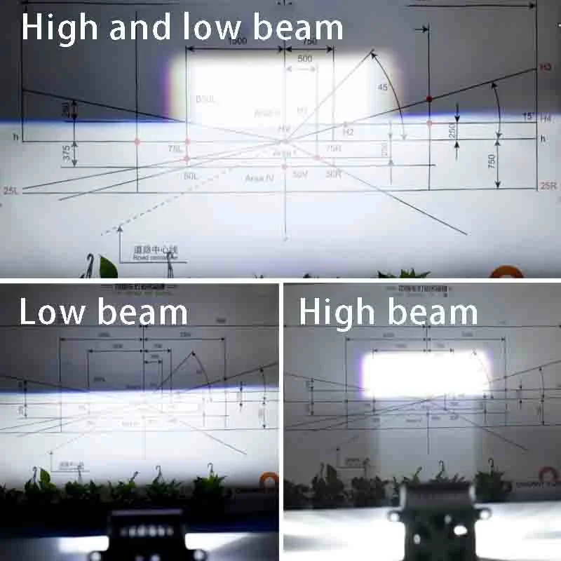 2023 Neueste H4 Laserlicht leichteste Bi-LED Echtlaser-Scheinwerfer Projektor 2,0 1,8 Zoll LED-Scheinwerfer P9 12V