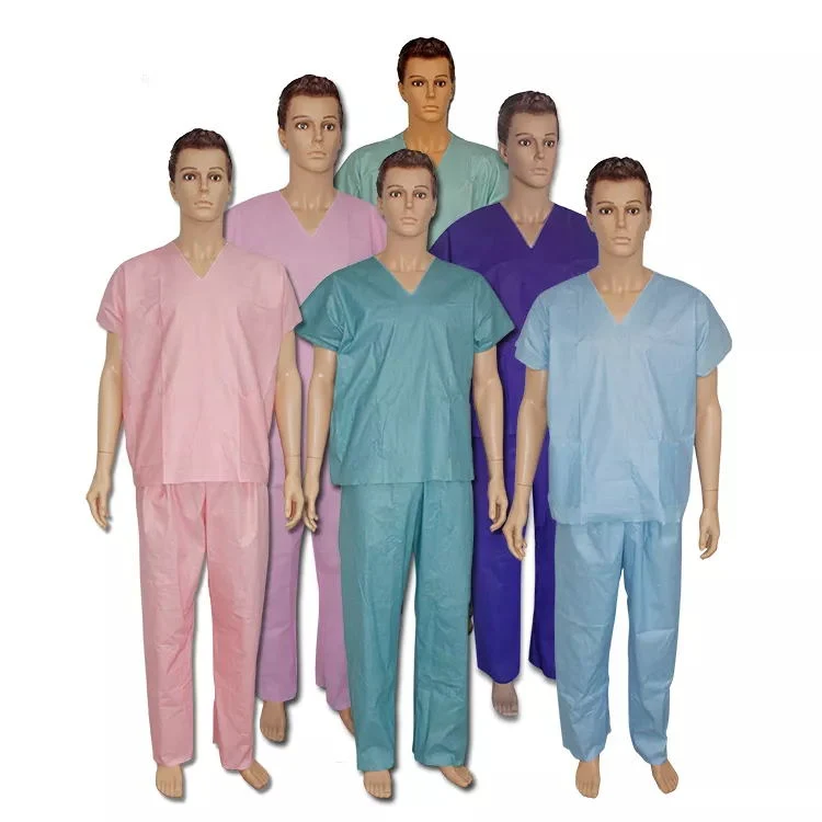 PP/CPE/SMS Disposable Reinforced/Knitted Surgical Apparel/Medical/ Exam/Operation Isolation Gown Hospital Dental/Industry Healthcarefda 510K CE Level 2/3/4