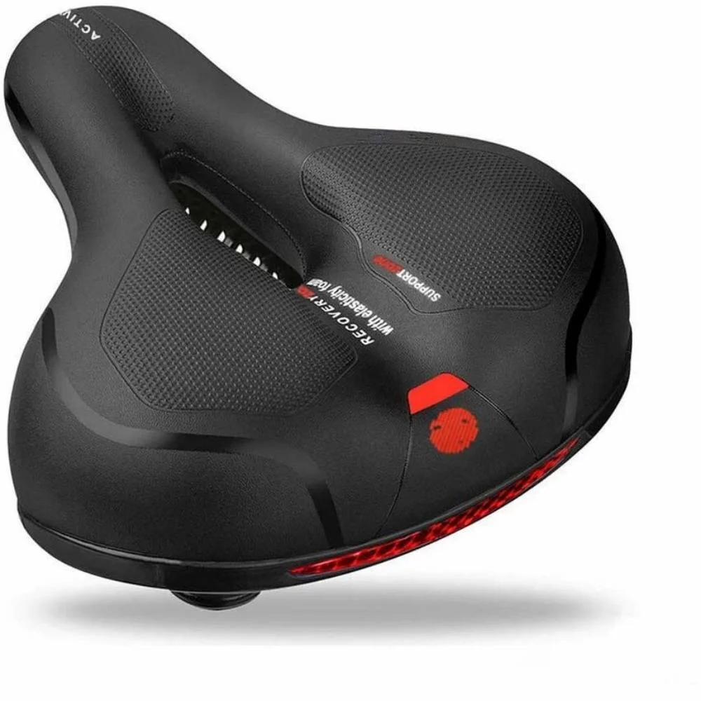 Slow Rebound Memory Foam Bicycle Saddle Hollow Ergonomic Bicycle Seat Wide Touring +Waterproof and Breathable MTB Saddle Wyz20324