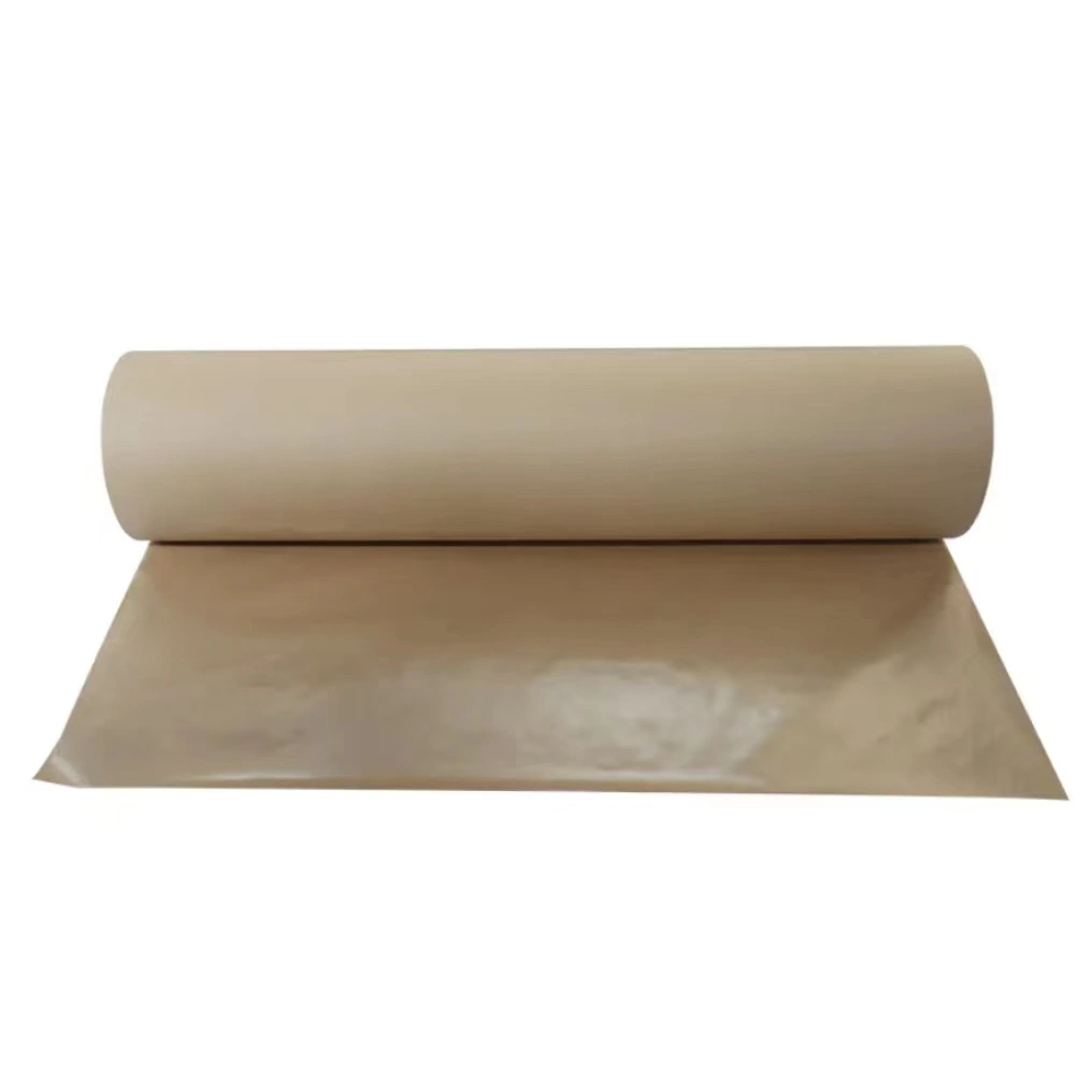 70g Mg Unbleached Peelable PE Coated Foam Kraft Paper for PU Foaming Liner