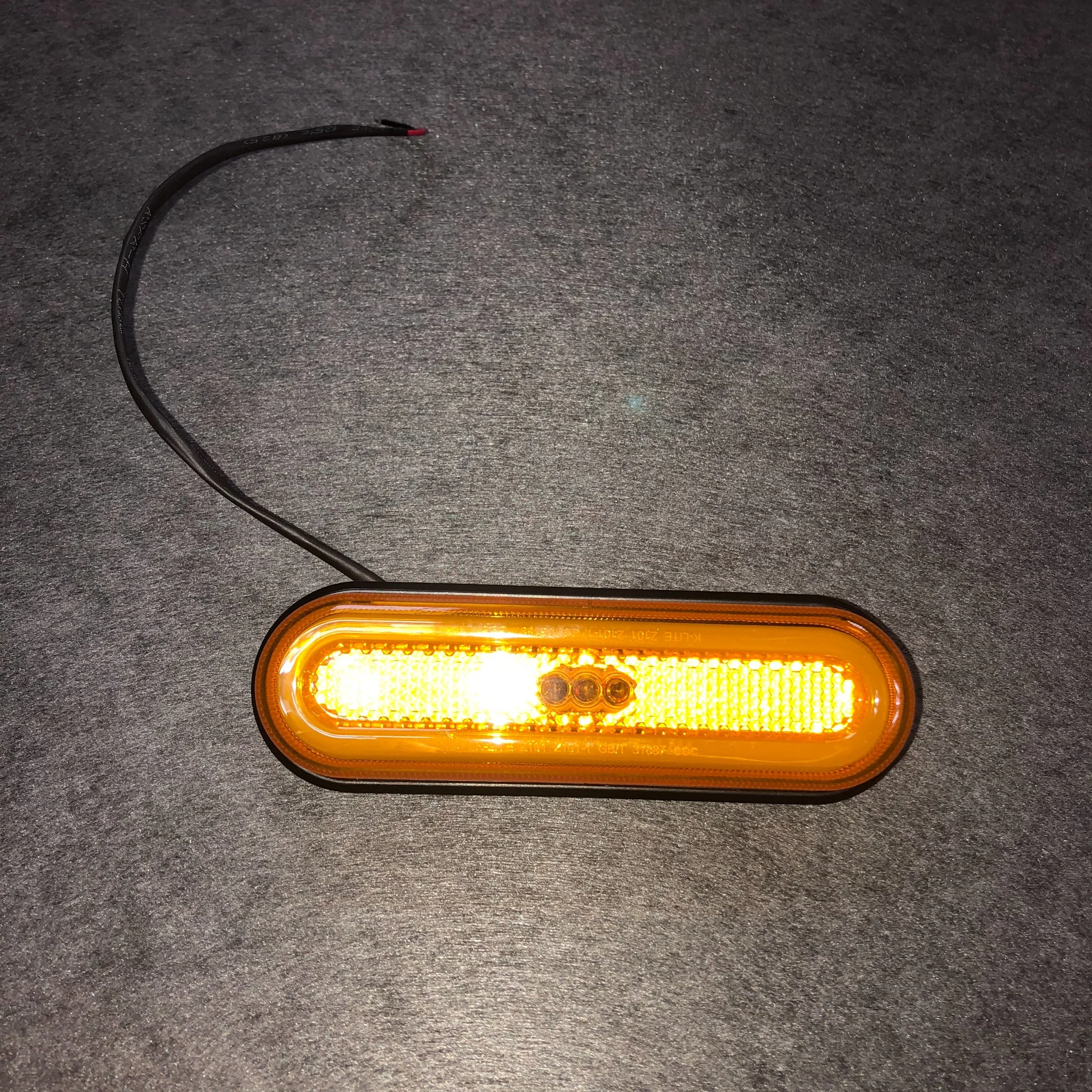 Motorcycle Side Marker Lamp LED Tail Light with E-MARK