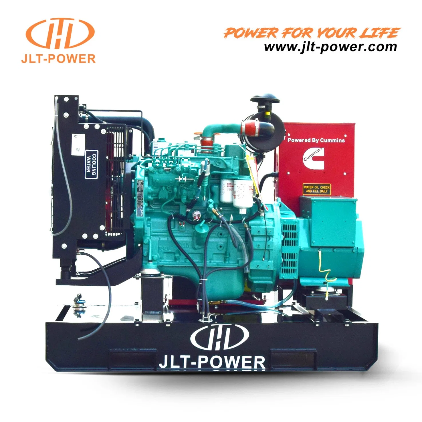 Mobile Open Diesel Generators Branded Jlt Power for Republic of Indonesia