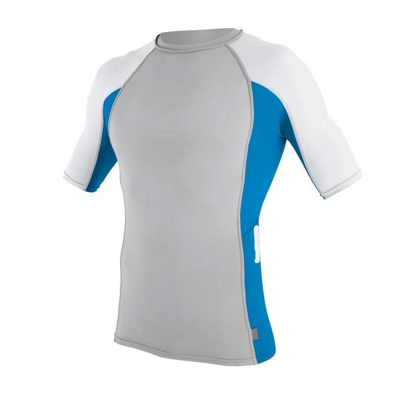 Spandex Surfing UV Protection Short Sleeve Men Rash Guard