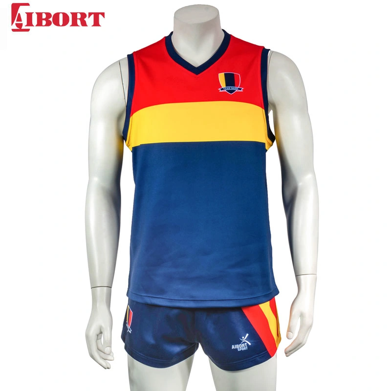 Comercio al por mayor Aibort adaptado 100% poliéster de sublimación de la afl Sportswear camiseta personalizada (J-ICT05 (2)