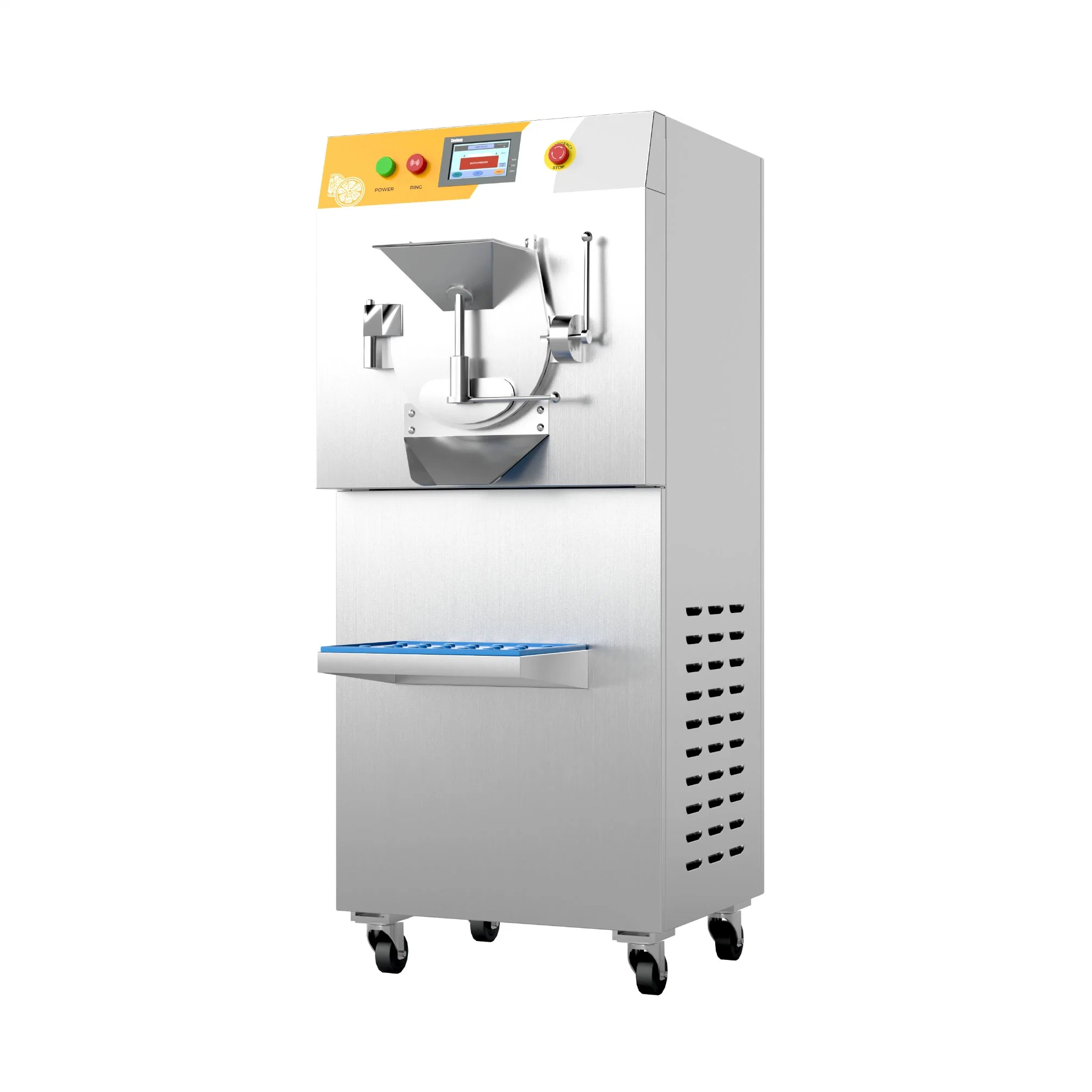 Italienisch alles in einem Günstigsten Preis Gelato Maschine Vertikal 10Ltr Kommerzielle Hart Servieren Milch Eis Maker Frigomat Duro Herstellung Gefriermaschine Für Frische Charge