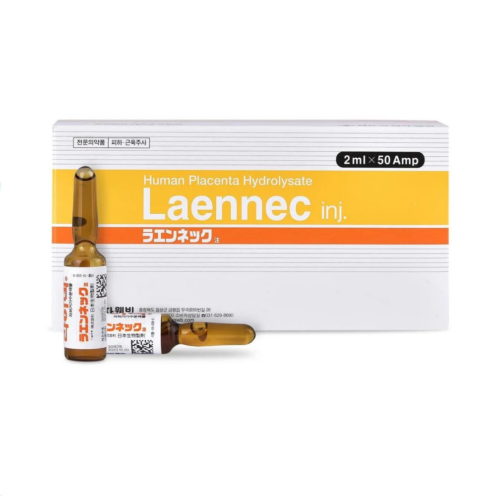 2023lennec المشيمة اليابان 4 Laennec (10 امبول) تبييض مكافحة الشيخوخة إصلاح الجمال لمكافحة الشيخوخة لرفع فعالية اللون مكافحة Wrinkle