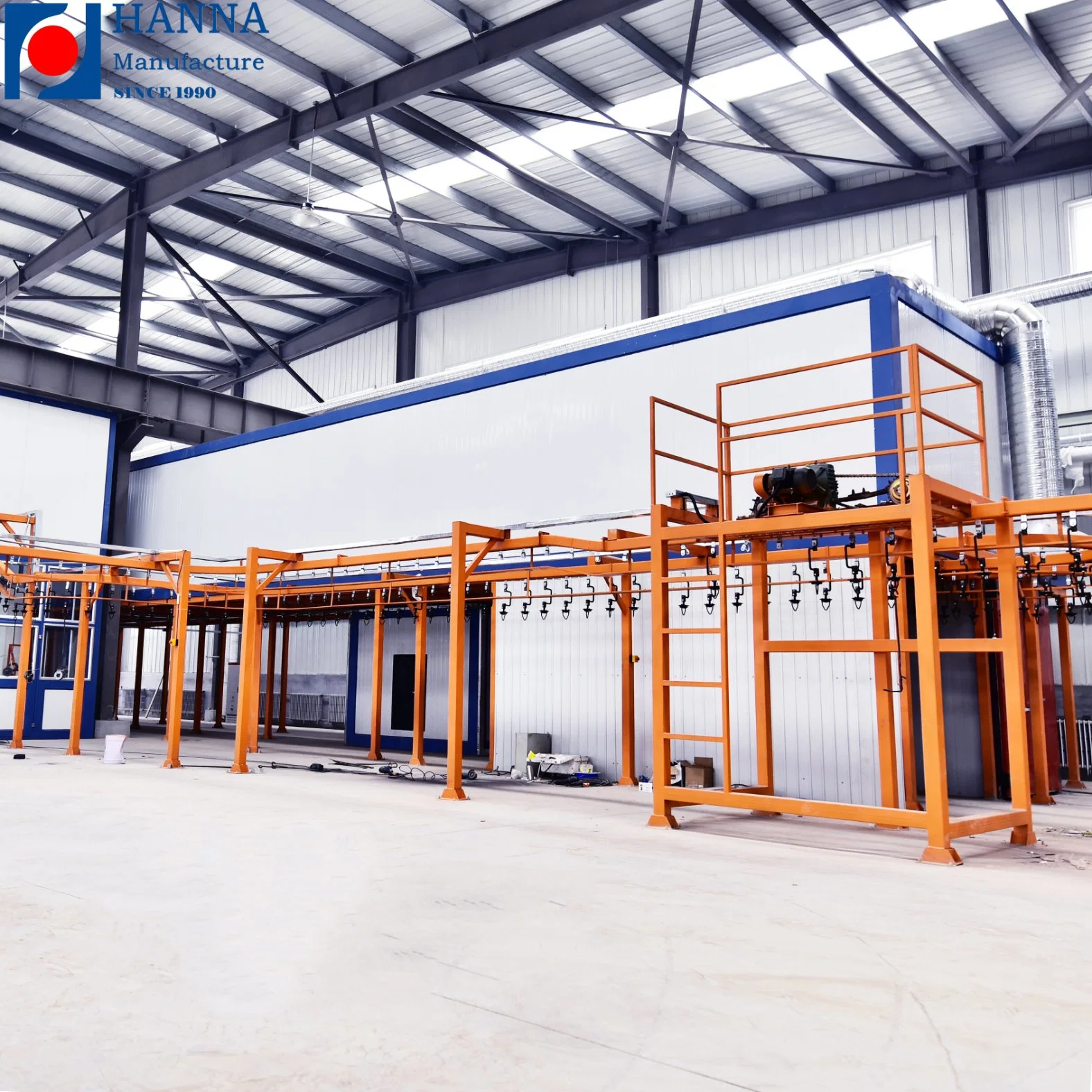 Aluminium Powder Coating Line with DIP Tank Washing Pretreatment