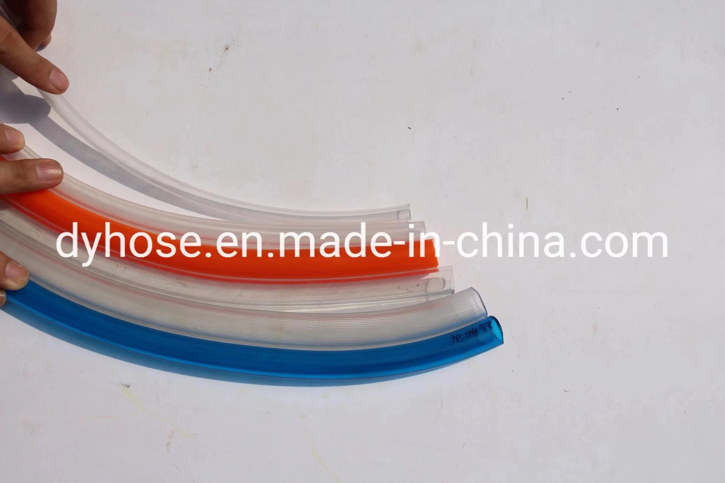 Transparent Red PVC Chemicals Herbicides Spray Hose