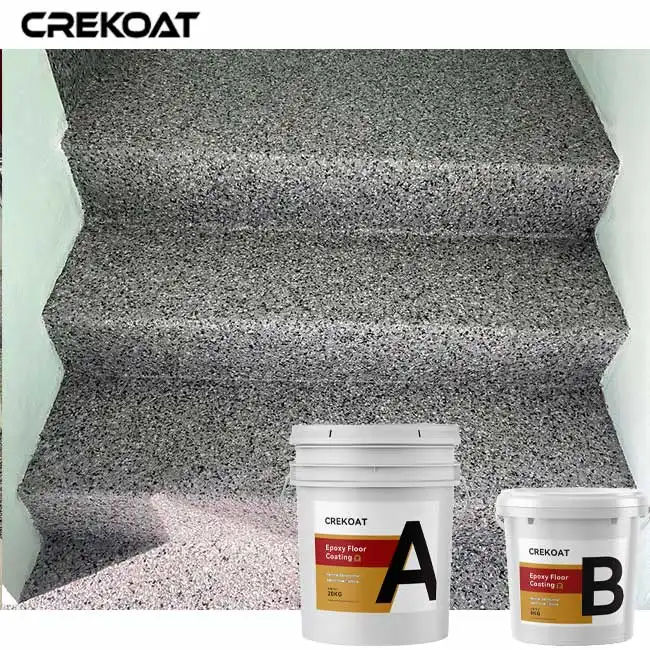 Puces de couleur en vinyle de l'Escalier de flocon d'époxy laminés pour intérieurs et extérieurs de la peinture de garage