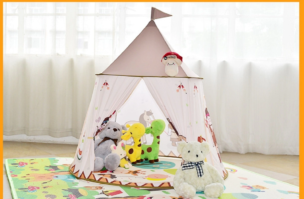 Indian Kiddie Tent Large Children Collapsible Game House Indoor Outdoor Portable Pop up Tent Wbb16354