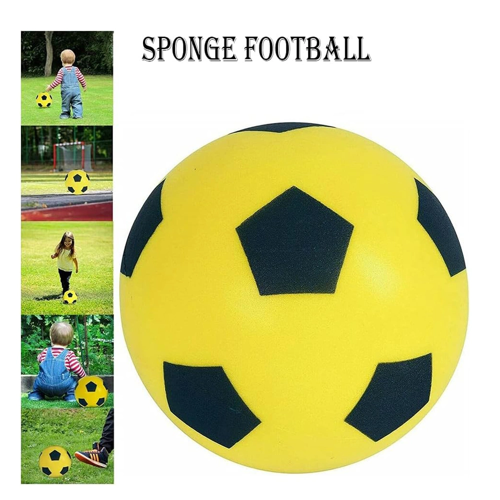 Ballon de football en mousse de pu souple résistant aux déchirures, ligue de 6.5'' Taille pour les jeunes, en intérieur et en extérieur