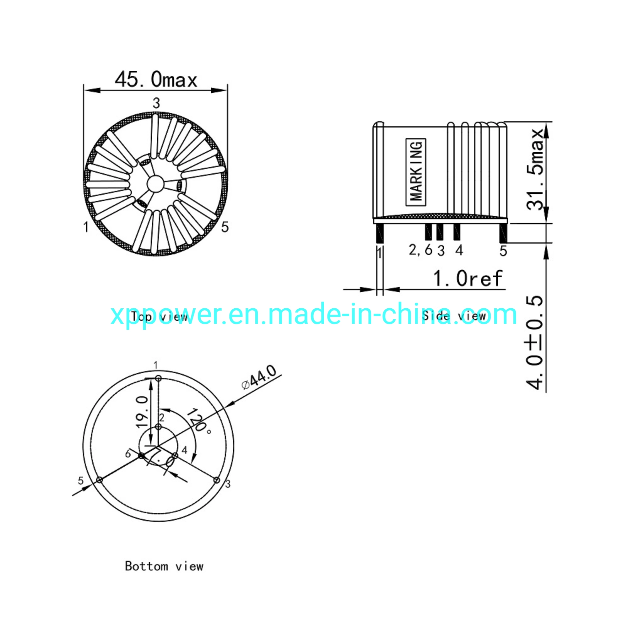 Various Specifications V/H/SMD Type Ferrite Core Common Mode Choke Coils with Factory Price