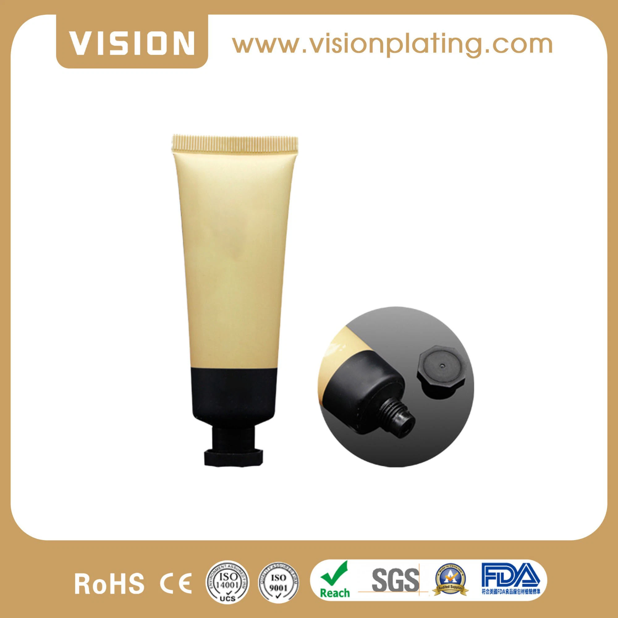 From China Manufacturer Bisnaga Plastic Tube for Cleansing Samples Cosmetic Skin Packaging Clean Face