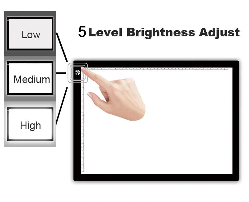 Office Stationery Art Supply Drawing Board LED Trace Light Pad