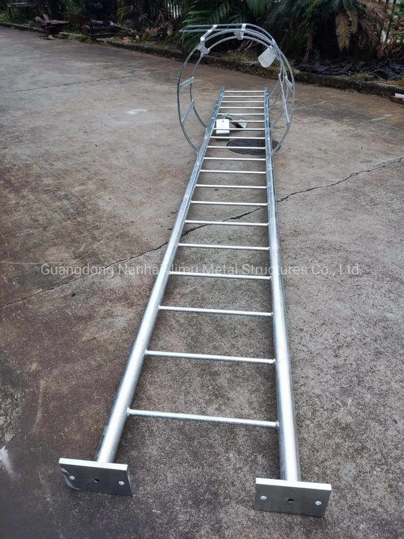 Light Steel Structure Cage Cat Ladder Staircase Steps