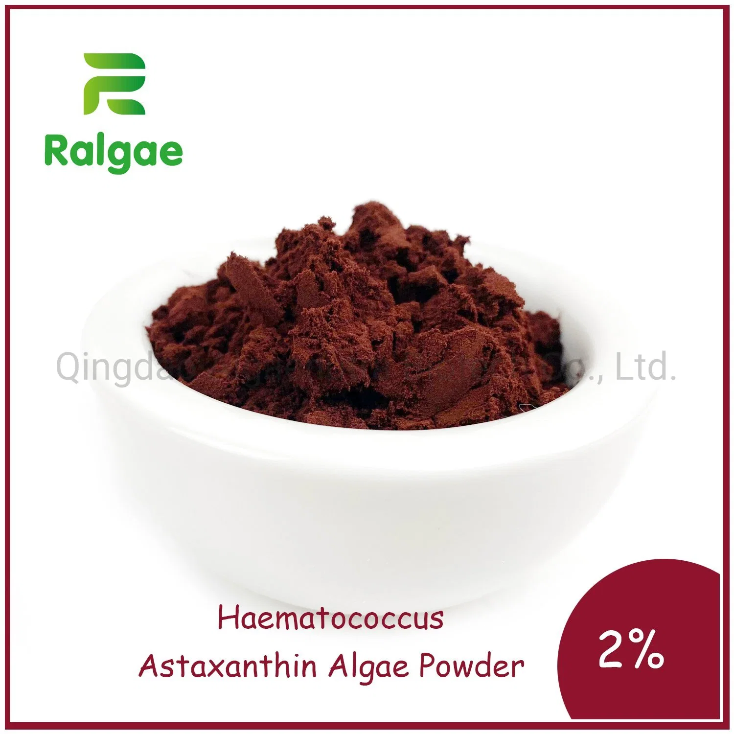 2% Content Pure Microalgae Cracked Cell Astaxanthin Powder for Animal Feed Additive